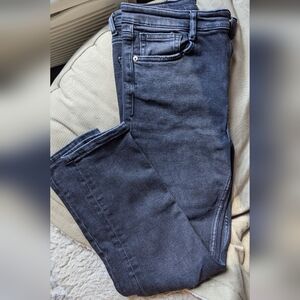 Zara black straight leg jeans